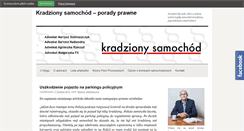 Desktop Screenshot of kradzionysamochod.pl